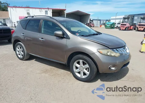 2009 Nissan Murano S z USA, uszkodzony, nr VIN JN8AZ18U69W011798